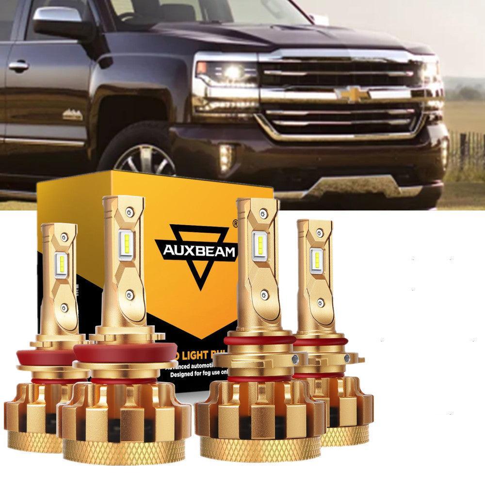 For 2007-2019 Chevrolet Silverado 2500 HD F-16 Plus Series Built-in Canbus Automotive Grade 14000LM LED Light Bulbs High Low Beam Bundle - Image 10
