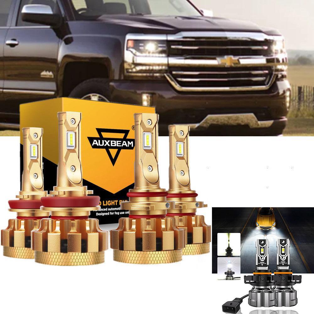 For 2007-2019 Chevrolet Silverado 2500 HD F-16 Plus Series Built-in Canbus Automotive Grade 14000LM LED Light Bulbs High Low Beam Bundle - Image 17