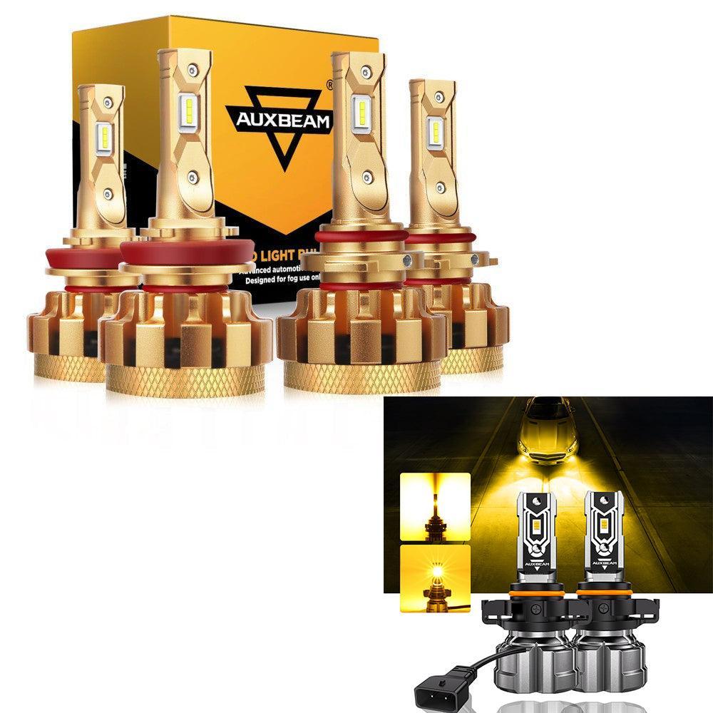 For 2007 Chevrolet Silverado 3500 F-16 Plus Series Built-in Canbus Automotive Grade 14000LM LED Light Bulbs High Low Beam Bundle - Image 19