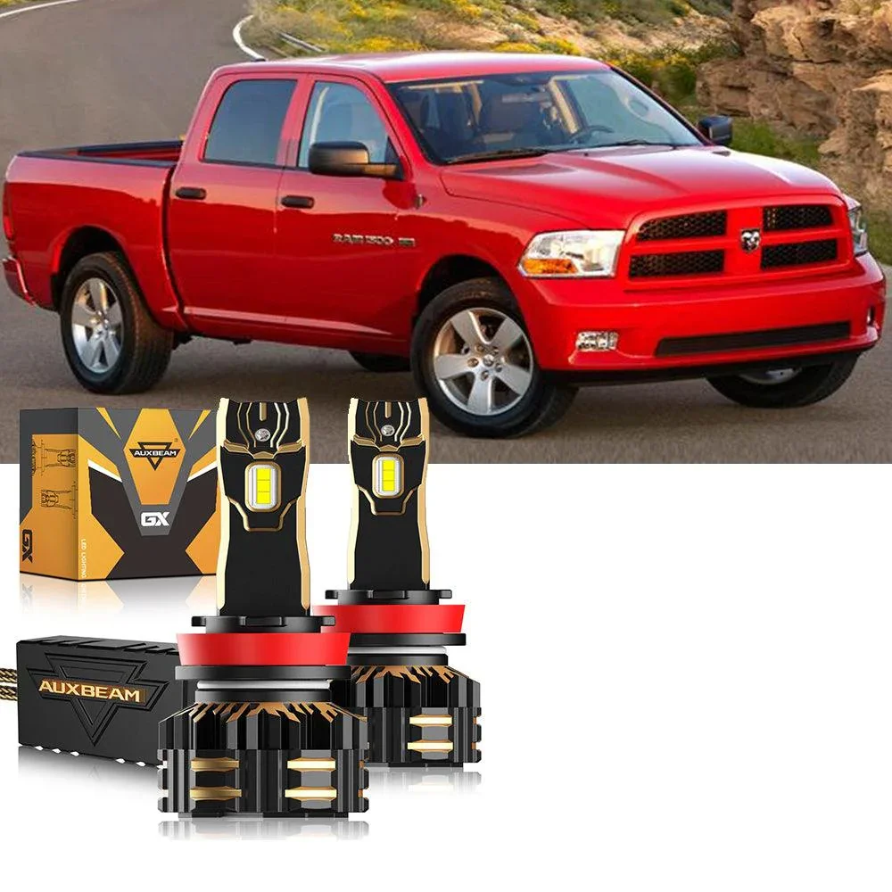 For 2011-2012 Ram 1500 (with 4 headlamps) 9005 H13 LED Headlight Bulbs Bundle - Image 13