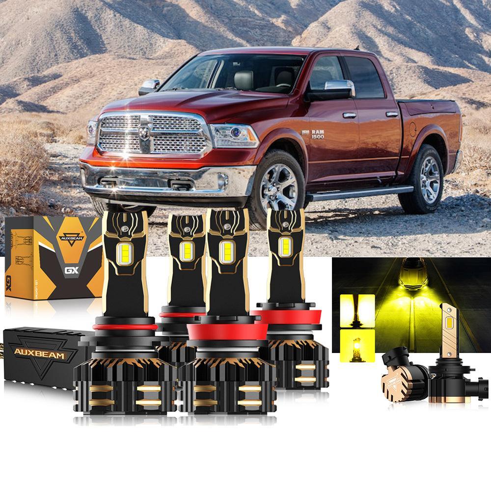 For 2013 Ram 1500 (Without Projector-Type Headlamps) 9005 H11 LED Headlight Bulbs Bundle - Image 11