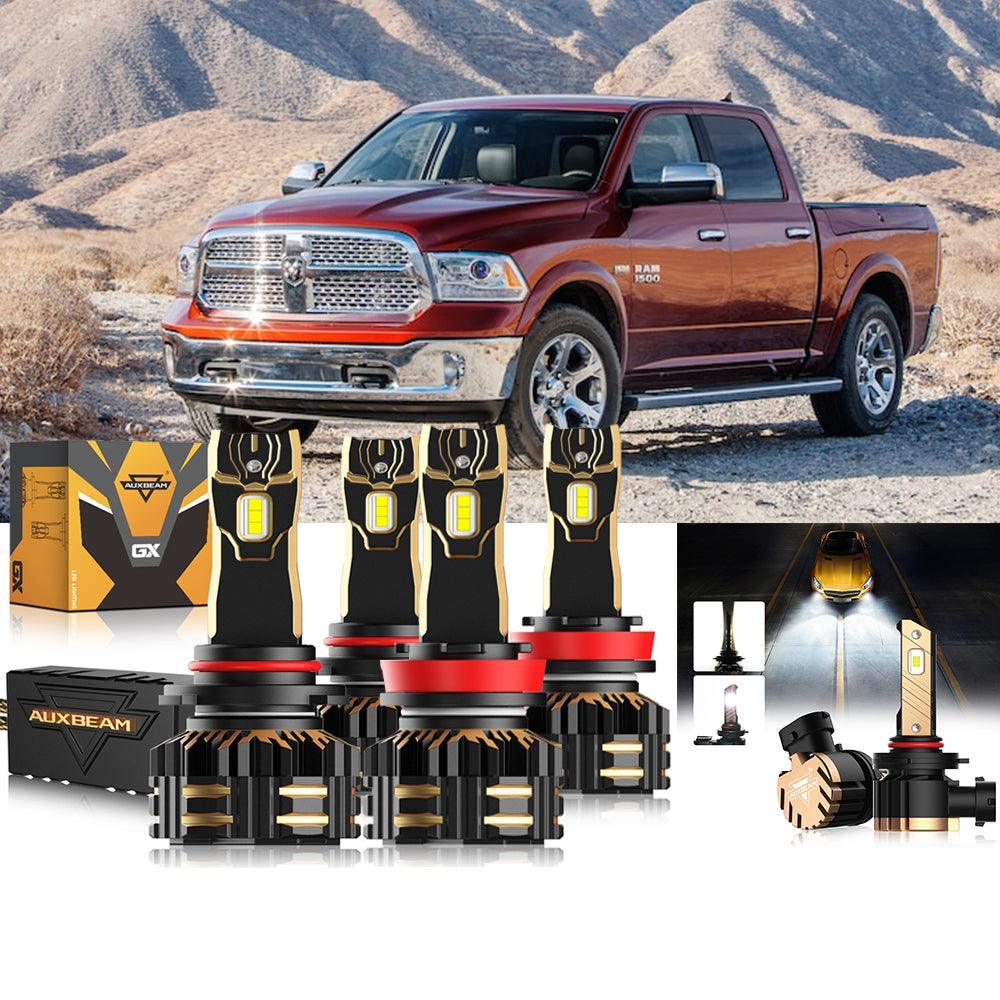 For 2013 Ram 1500 (Without Projector-Type Headlamps) 9005 H11 LED Headlight Bulbs Bundle - Image 12