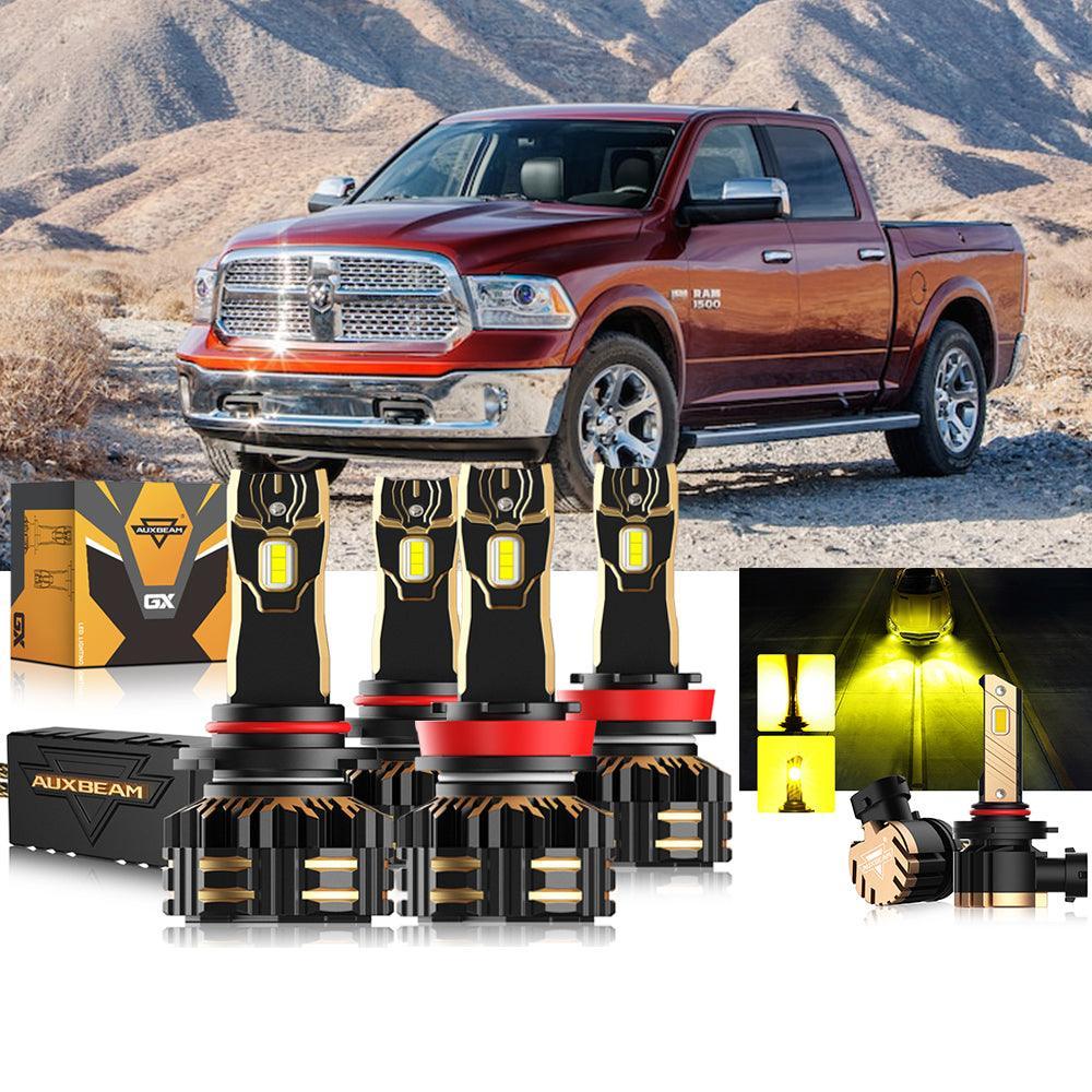 For 2013 Ram 1500 (Without Projector-Type Headlamps) 9005 H11 LED Headlight Bulbs Bundle - Image 13