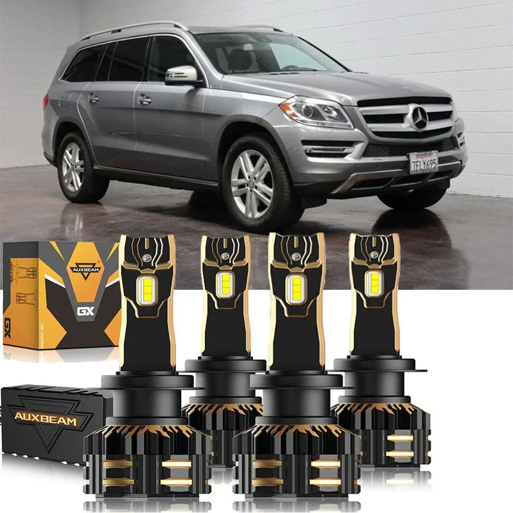 For 2015 Mercedes Benz GL350 H7 LED Headlight Bulbs Bundle - Image 9