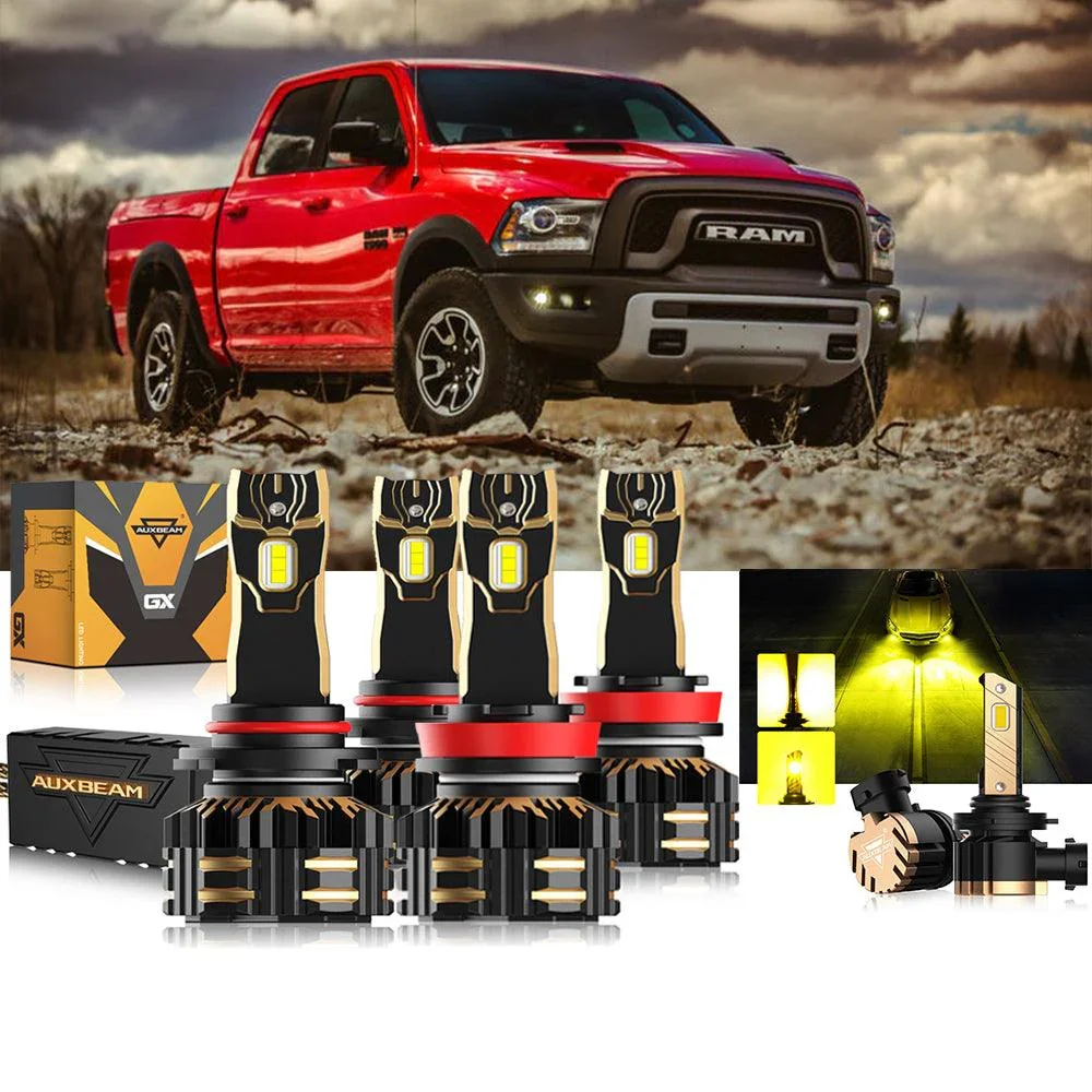 For 2016-2017 Ram 1500 ( without projector-type headlights) 9005 H11 LED Headlight Bulbs Bundle - Image 11
