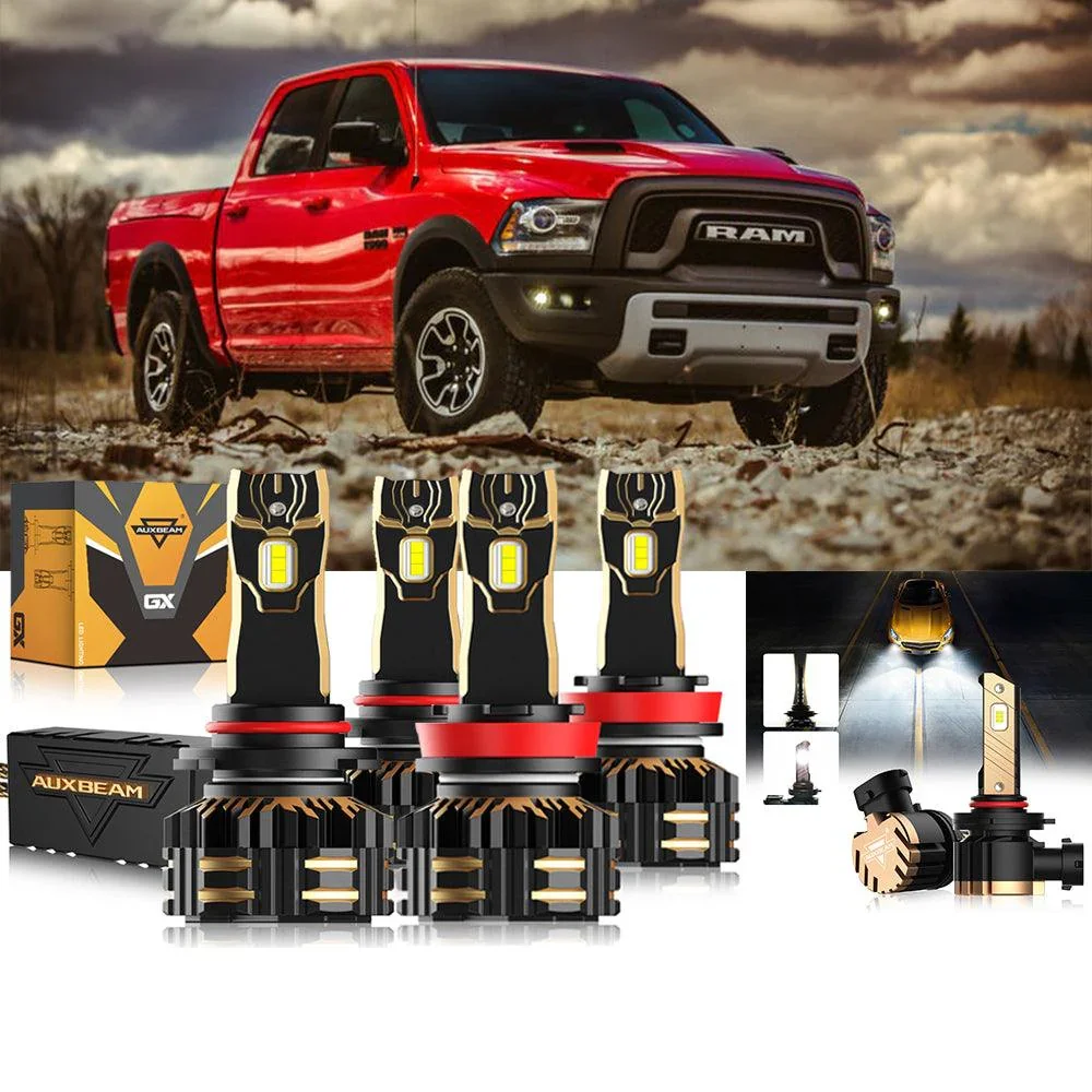 For 2016-2017 Ram 1500 ( without projector-type headlights) 9005 H11 LED Headlight Bulbs Bundle - Image 12