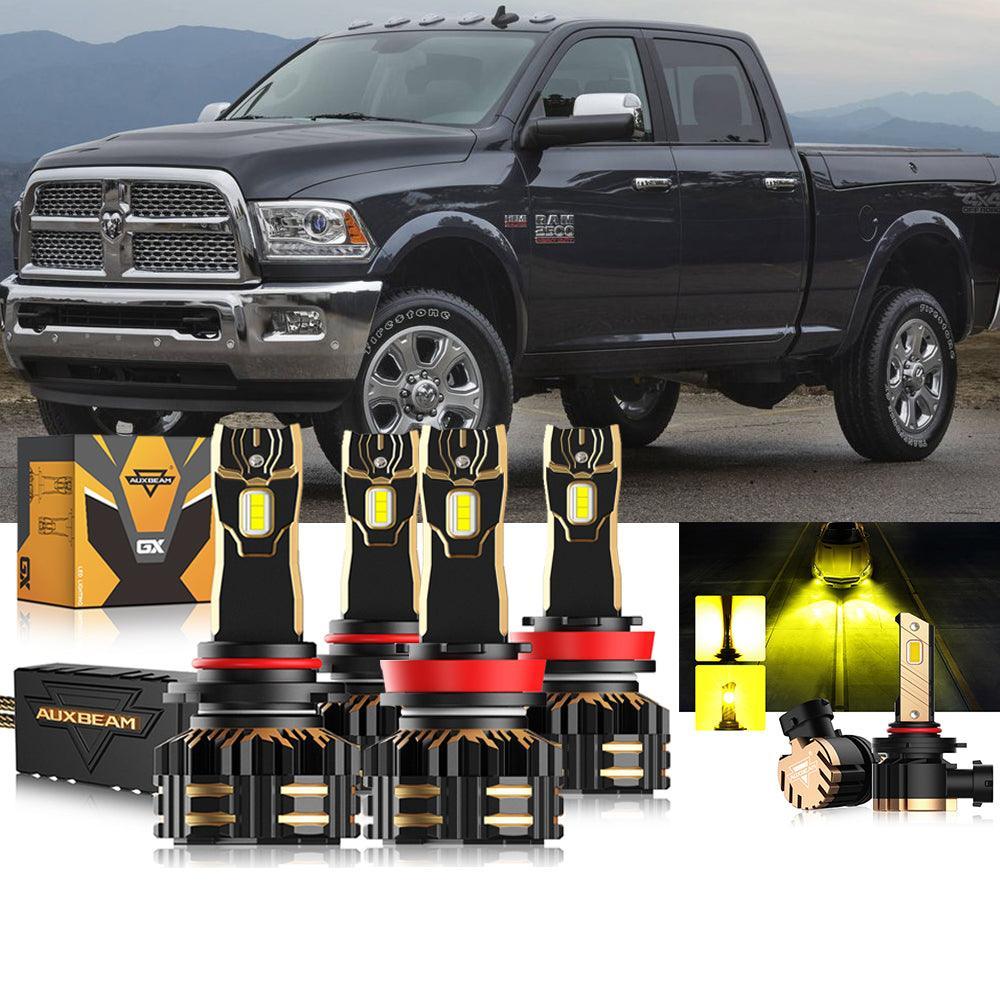 For 2016-2017 Ram 2500 (without projector-type headlights) 9005 H11 LED Headlights Bulbs Bundle - Image 13
