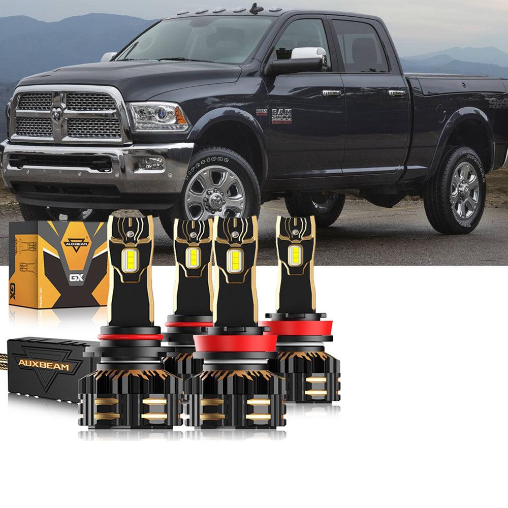 For 2016-2017 Ram 2500 (without projector-type headlights) 9005 H11 LED Headlights Bulbs Bundle - Image 14