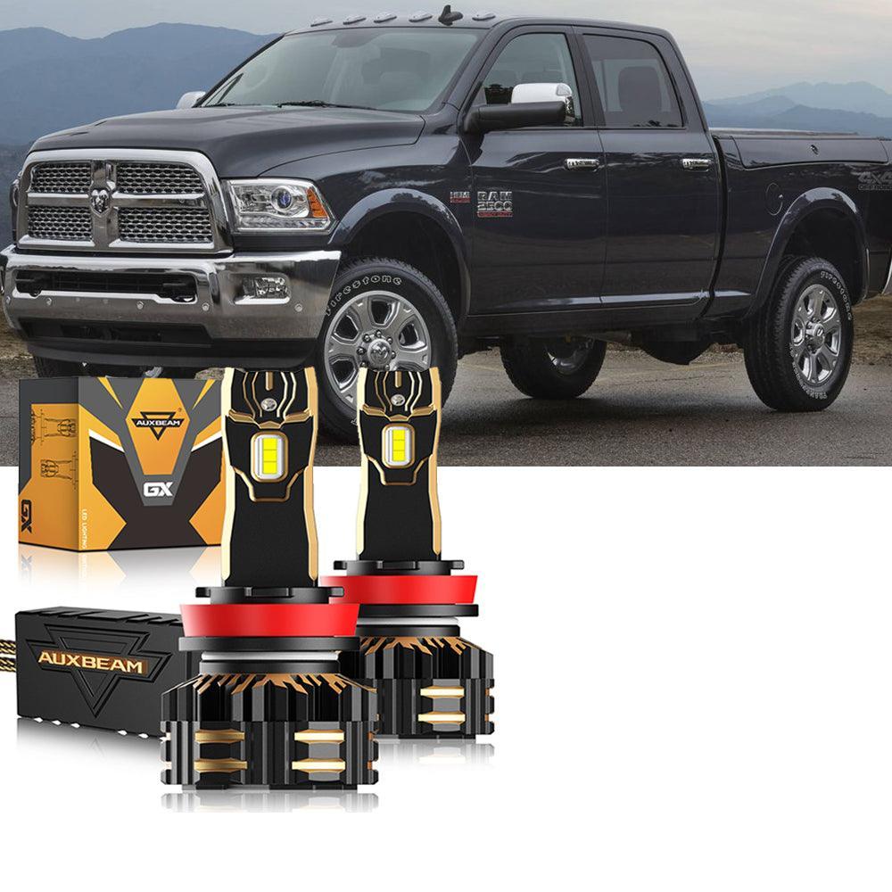 For 2016-2017 Ram 2500 (without projector-type headlights) 9005 H11 LED Headlights Bulbs Bundle - Image 16