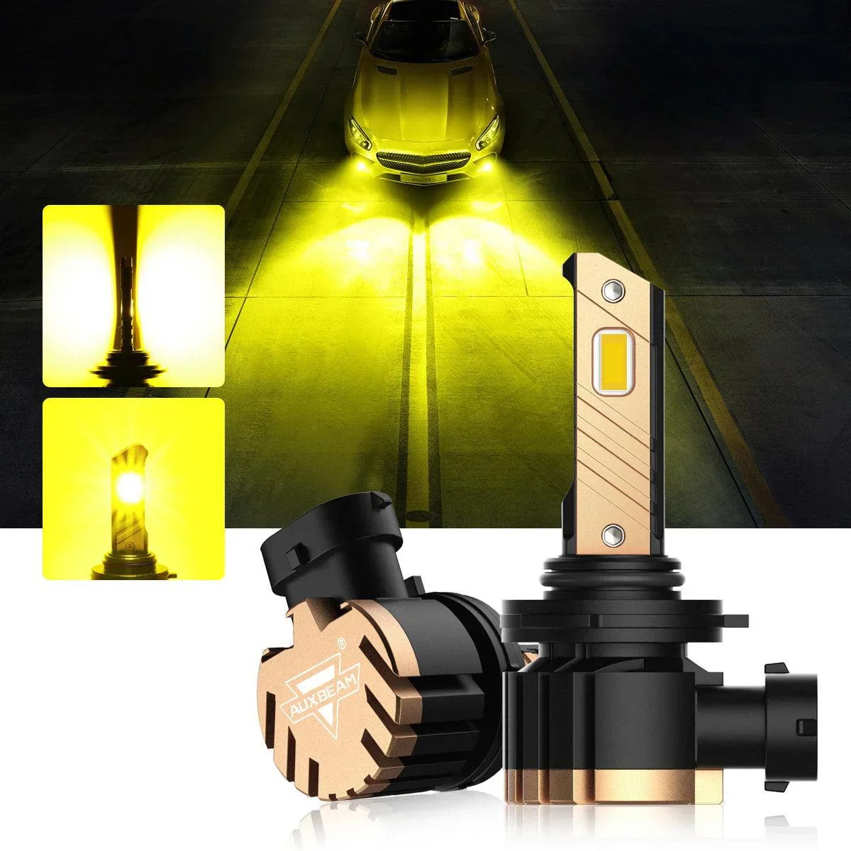 For 2016-2017 Ram 2500 (without projector-type headlights) 9005 H11 LED Headlights Bulbs Bundle - Image 18