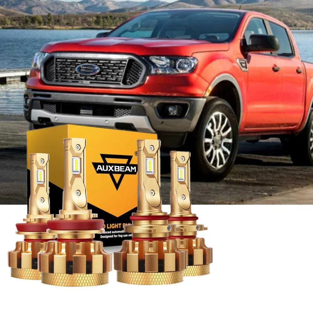 For 2019 2020 FORD RANGER F-16 Plus Series Built-in Canbus Automotive Grade 28000LM LED Light Bulbs High Low Beam Bundle - Image 9