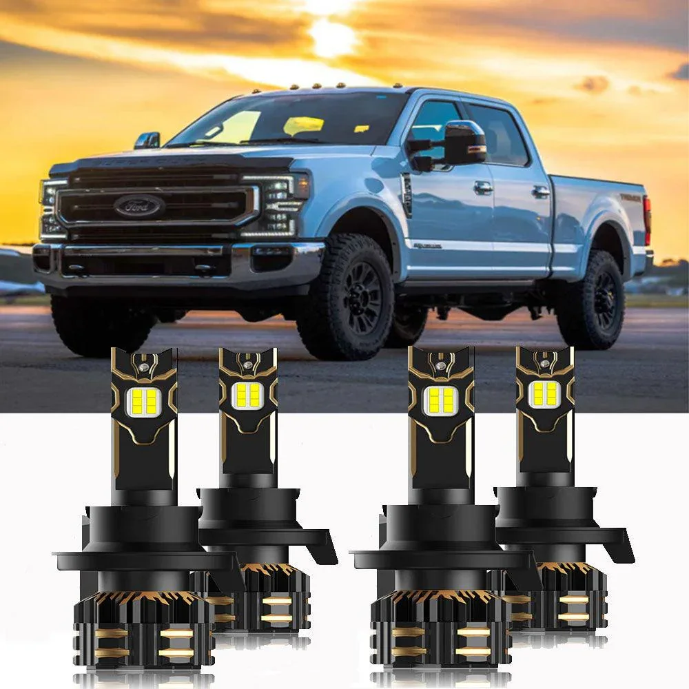 For 2020 Ford F-250 Super Duty H13 LED Headlight Bulbs Bundle - Image 12