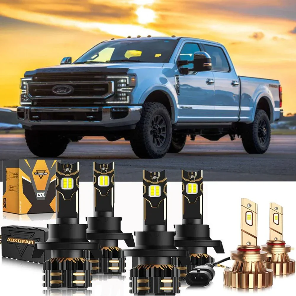 For 2020 Ford F-250 Super Duty H13 LED Headlight Bulbs Bundle - Image 23