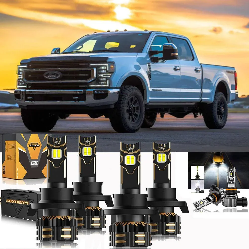 For 2020 Ford F-250 Super Duty H13 LED Headlight Bulbs Bundle - Image 24