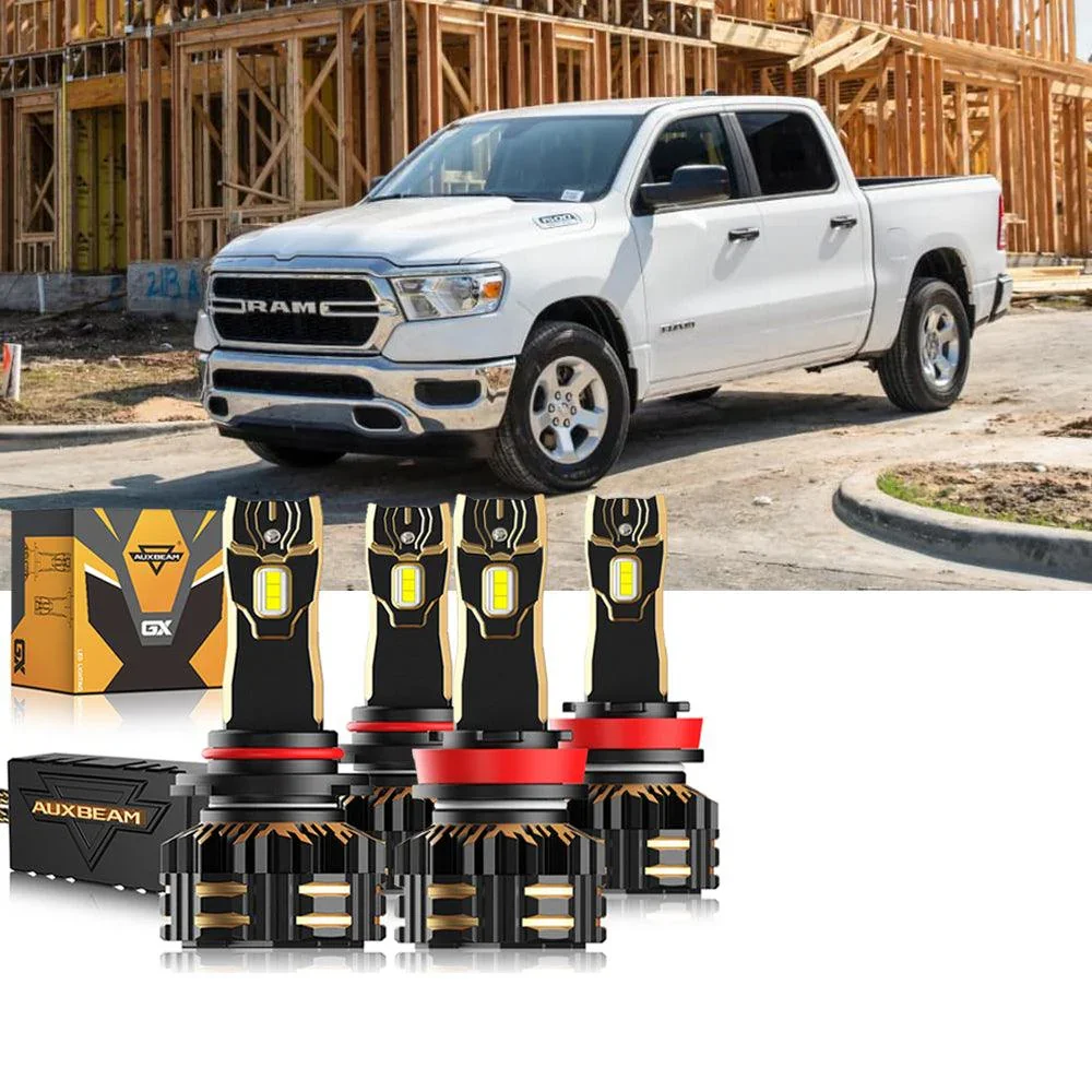 For 2020 Ram 1500 9005 H11 LED Headlights Bulbs Bundle - Image 9