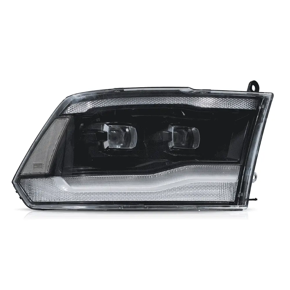 Full LED Headlight Assembly For 2009-2018 Dodge Ram 1500 2500 3500 - Image 3