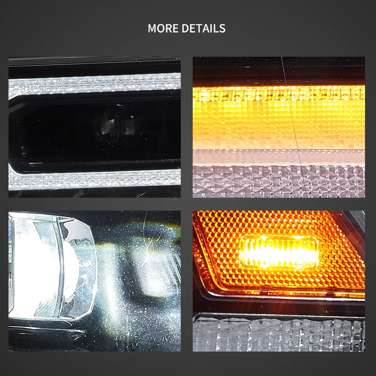 Full LED Headlight Assembly For 2009-2018 Dodge Ram 1500 2500 3500 - Image 7
