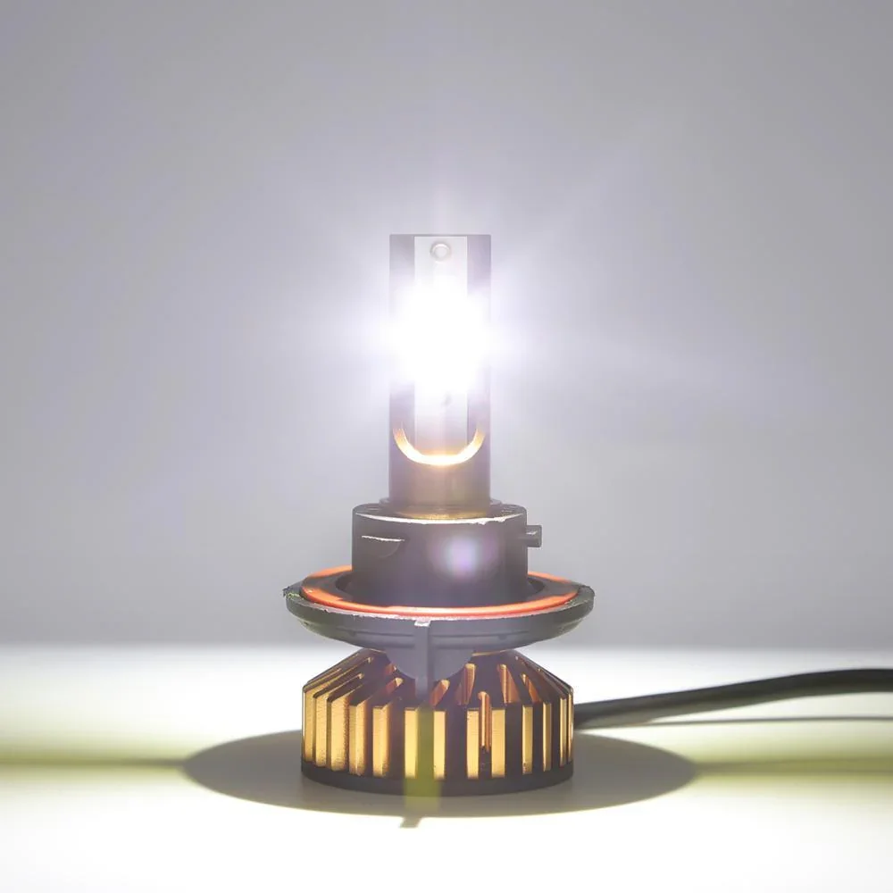 H13 LED Headlight Bulbs 52W 10000LM F2 Series Mini Size 6500K Cool White |  2 Bulbs - Image 3