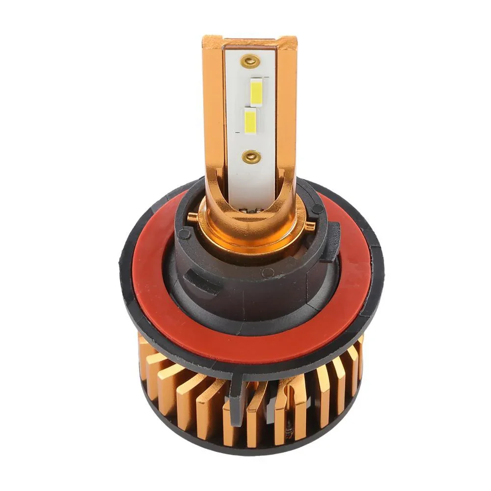 H13 LED Headlight Bulbs 52W 10000LM F2 Series Mini Size 6500K Cool White |  2 Bulbs - Image 7