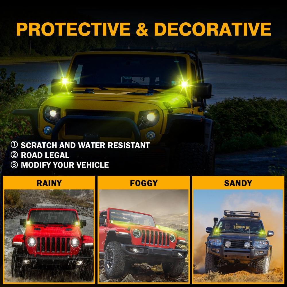 (2pcs/set) 3 inch 40W LED Pod Lights With DRL for SUV ATV UTV Trucks Pickup Boat - Image 15