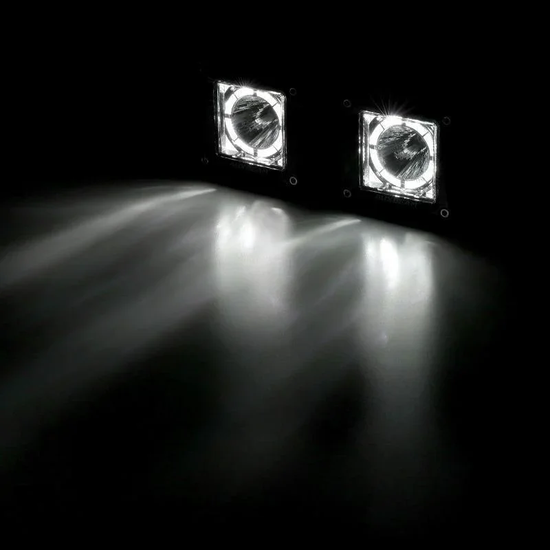 (2pcs/set) 3 inch 40W LED Pod Lights With DRL for SUV ATV UTV Trucks Pickup Boat - Image 5