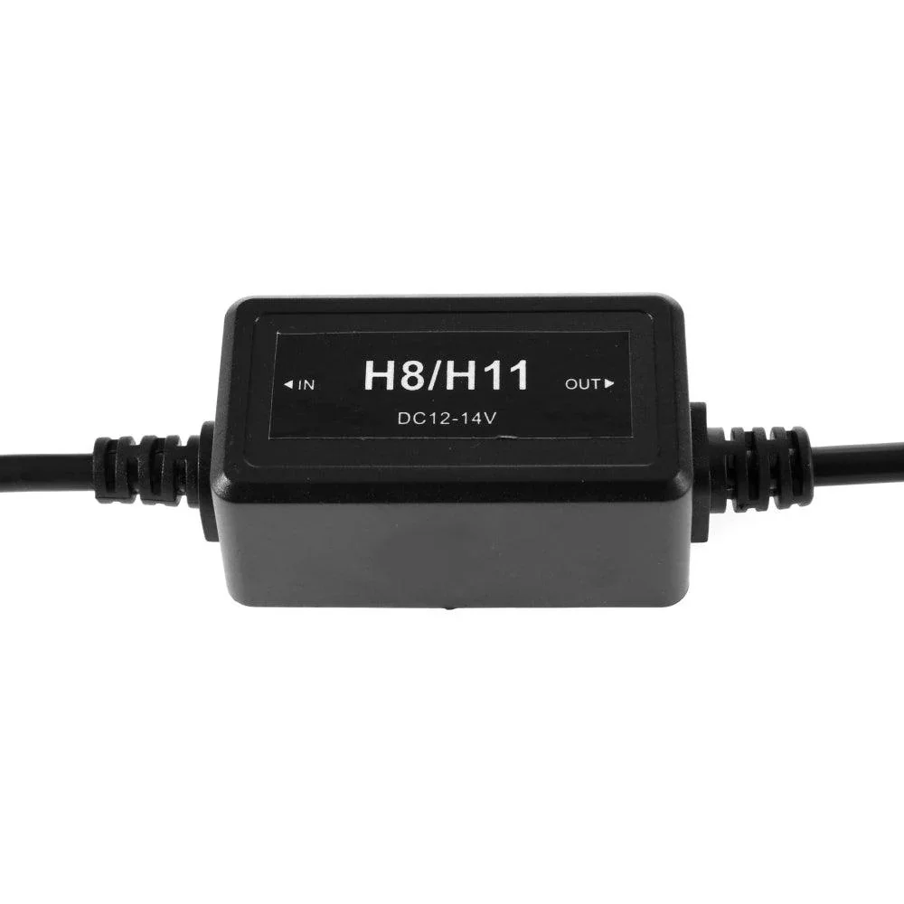 H11/H9/H8 C10-MODEL Enhanced LED Headlight Bulbs Canbus Decoder Anti-Flicker Hyper Flash No Warning Harness Resistor Conversion Kit 2pcs/set - Image 8