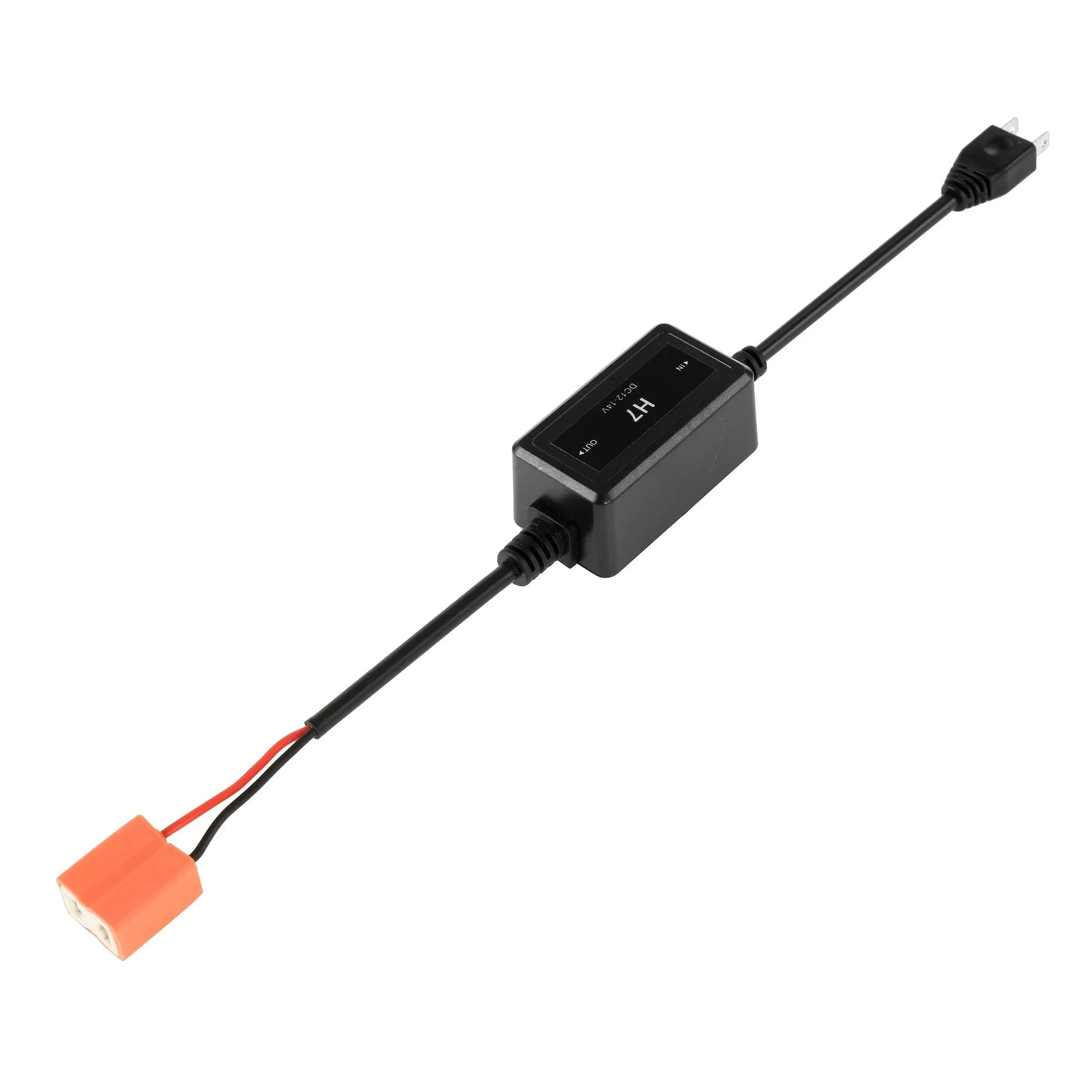 H7 C10-MODEL Enhanced LED Headlight Bulbs Canbus Decoder Anti-Flicker Hyper Flash No Warning Harness Resistor Conversion Kit 2pcs/set - Image 5