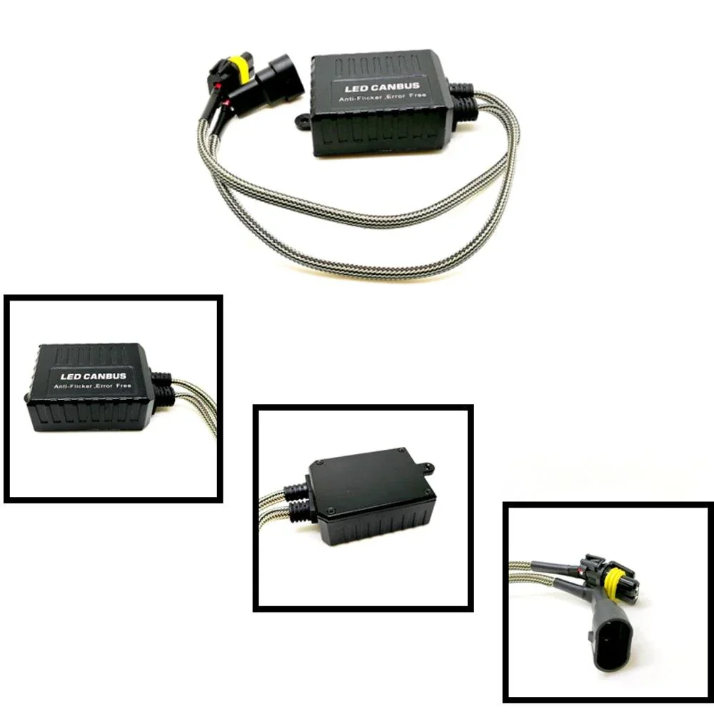 9012/HIR2 C20-Model Decoder-Pro Enhanced LED Headlight Bulbs Canbus Decoder Harness Resistor Conversion Kit 2pcs/Set - Image 10
