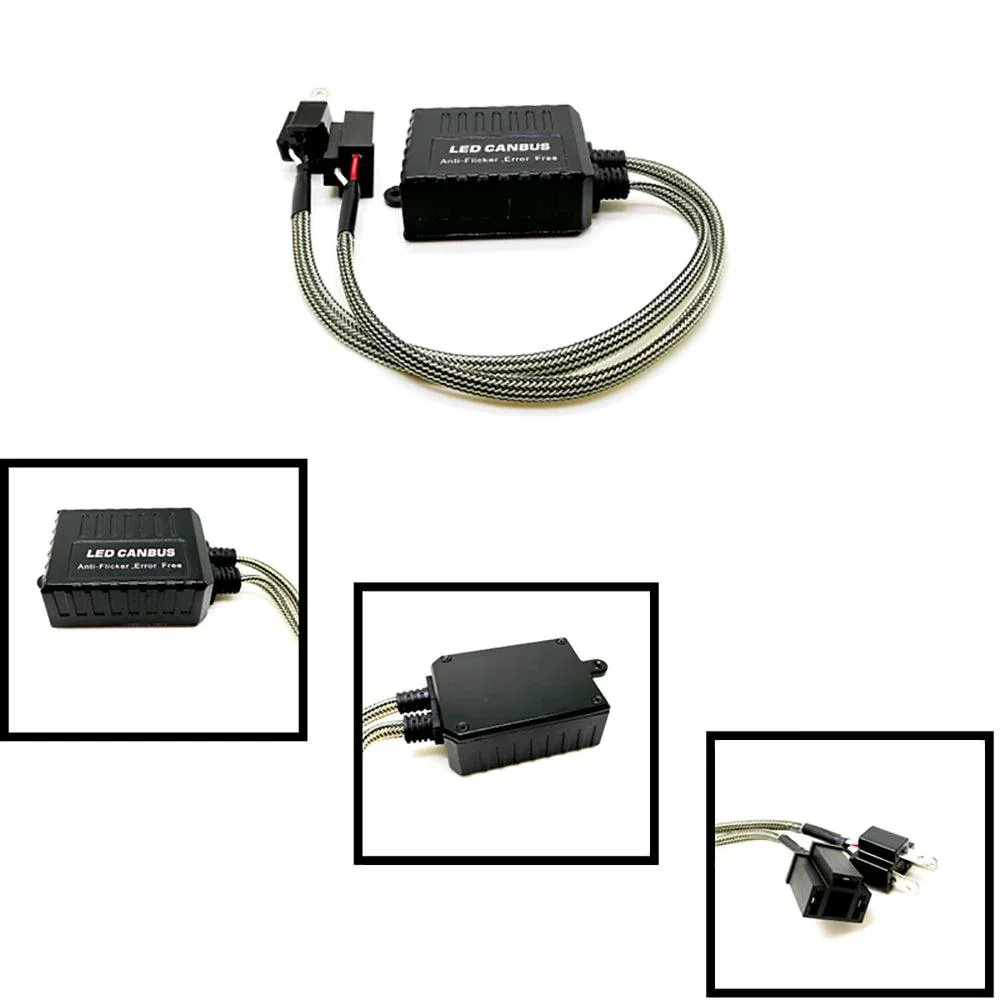 H4/9003 C20-Model Decoder-Pro Enhanced Led Headlight Bulbs Canbus Decoder Harness Resistor Conversion Kit 2pcs/set - Image 10