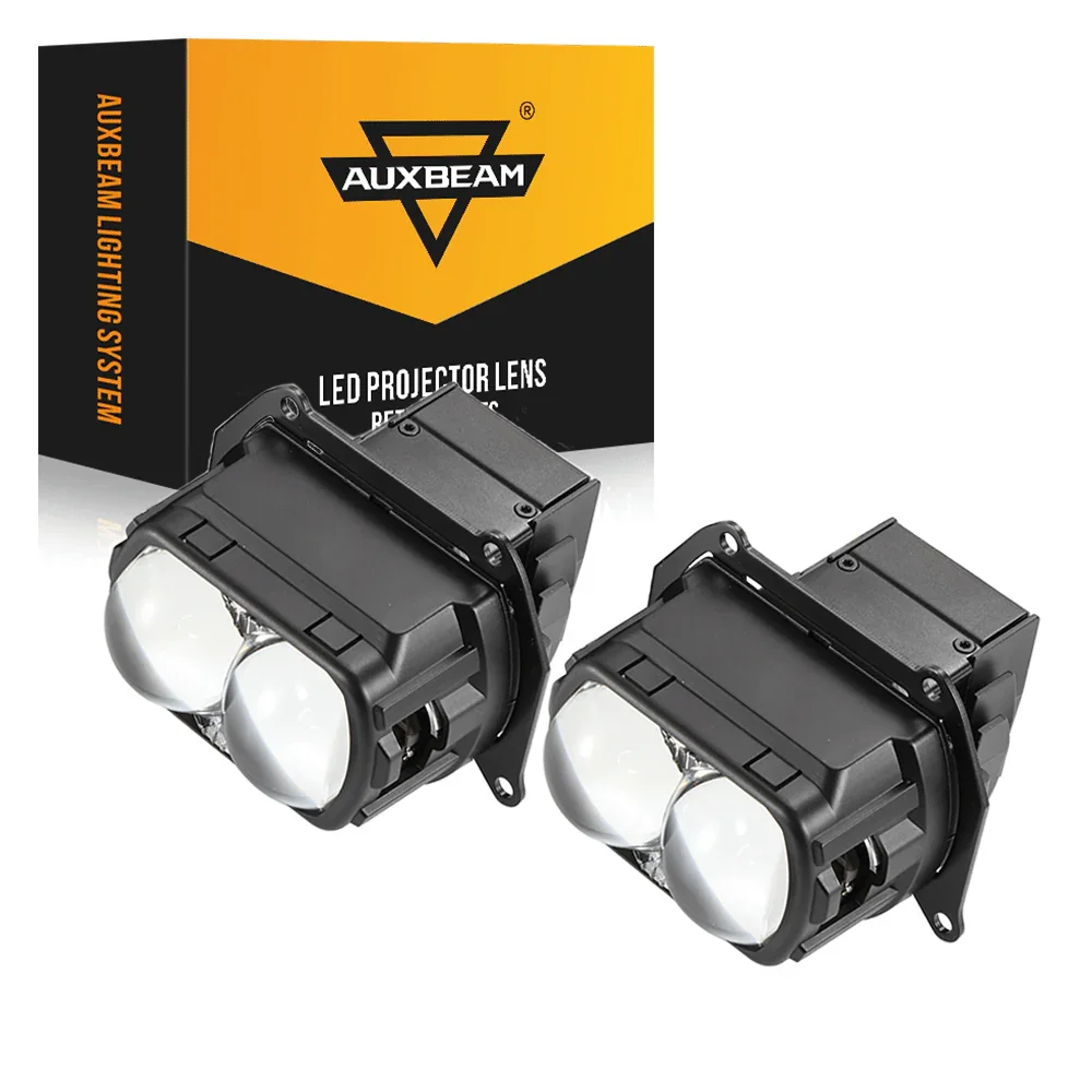 🆕3.5 inch 132W Hyperbolic Rectangular Bi-LED Projector Lens Headlight K9 Series, Retrofit Cutting Installation for Cars | 2pcs/Set - Image 19