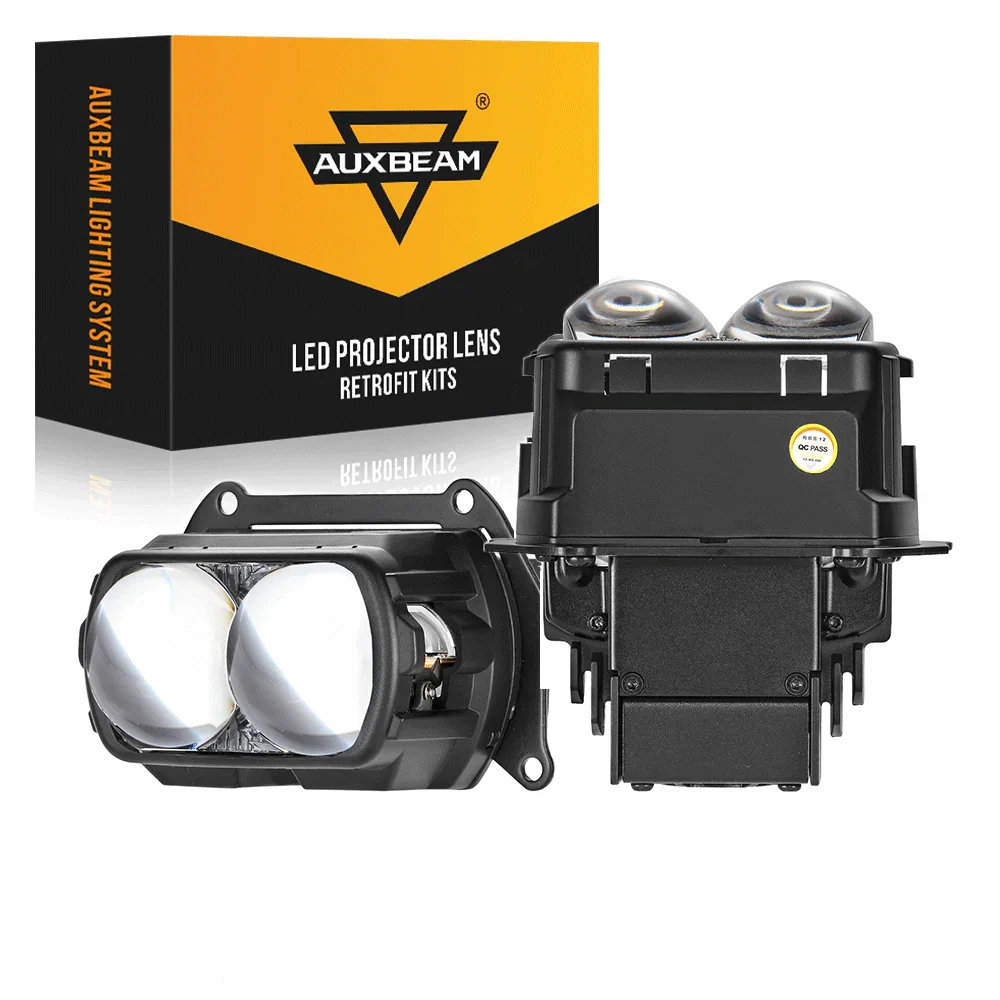 🆕3.5 inch 132W Hyperbolic Rectangular Bi-LED Projector Lens Headlight K9 Series, Retrofit Cutting Installation for Cars | 2pcs/Set - Image 20