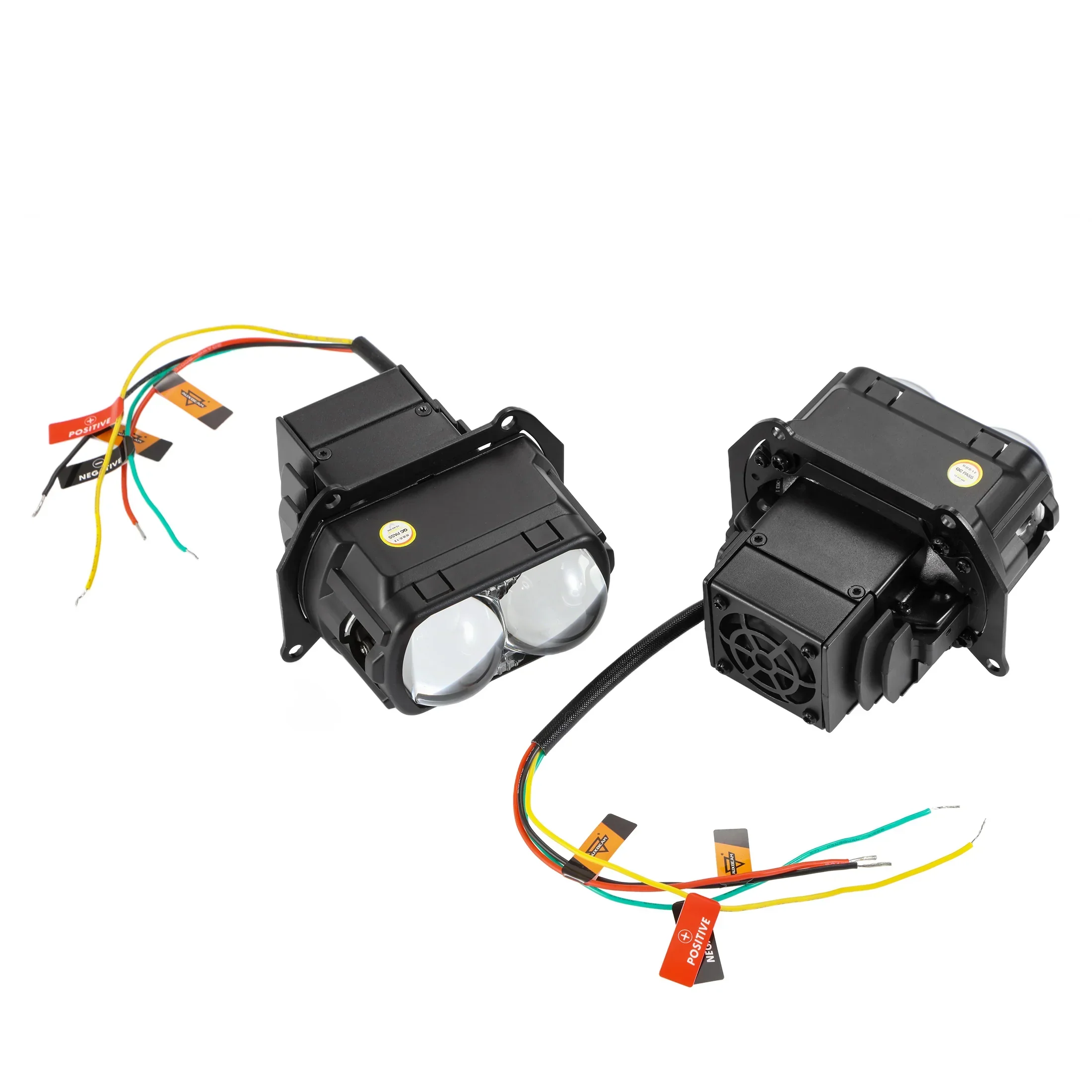 🆕3.5 inch 132W Hyperbolic Rectangular Bi-LED Projector Lens Headlight K9 Series, Retrofit Cutting Installation for Cars | 2pcs/Set - Image 8