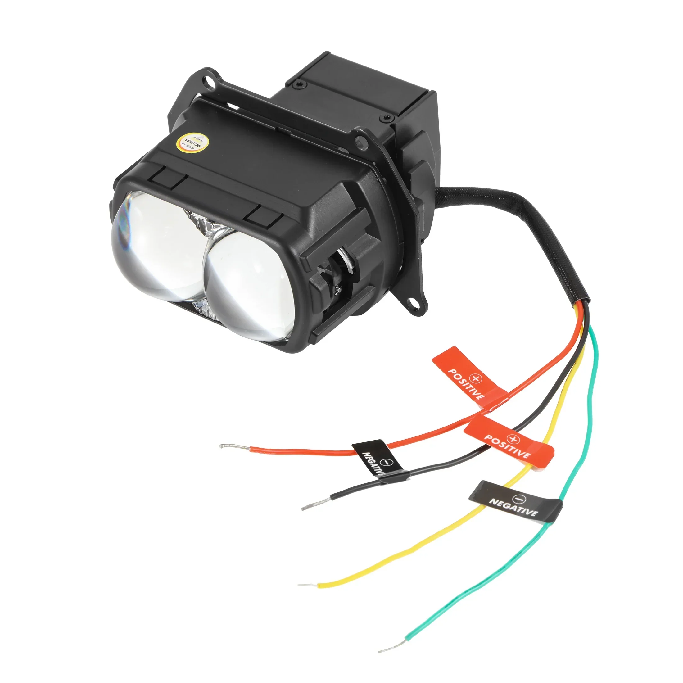 🆕3.5 inch 132W Hyperbolic Rectangular Bi-LED Projector Lens Headlight K9 Series, Retrofit Cutting Installation for Cars | 2pcs/Set - Image 9