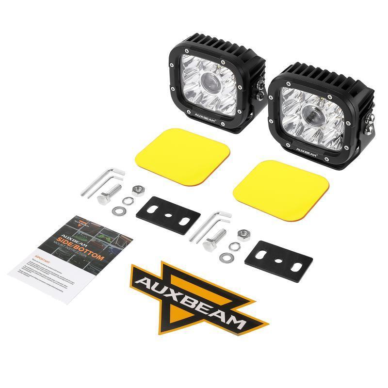 5 Inch 110W LED Driving Lights with Additional Amber Covers & 22 Inch 5D-PRO Series LED Light Bars Combo for CBR 1000rr Off Road Buggy, ATV, UTV, Truck - Image 19