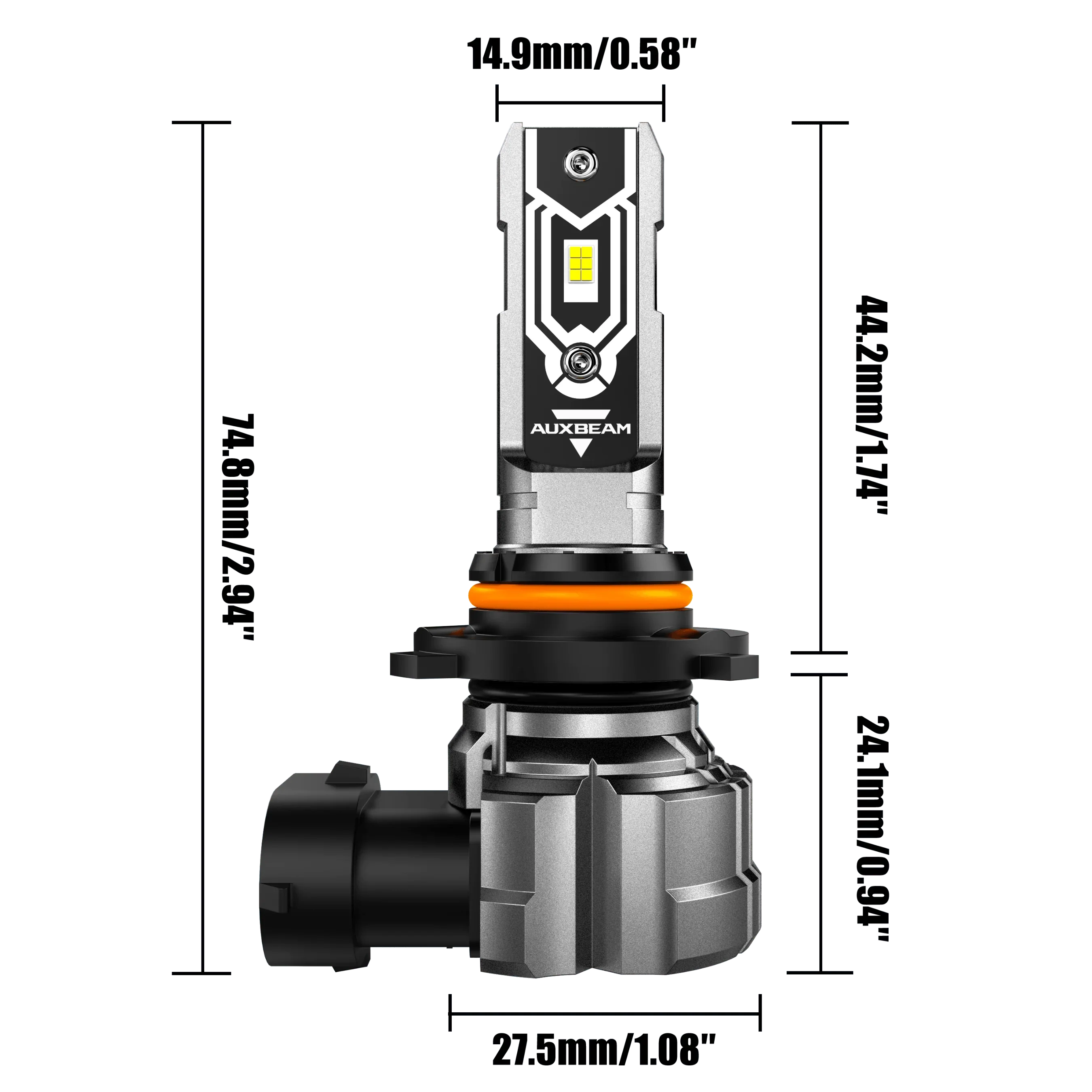 🆕H10 9145 9140 HB3 LED Fog Light/DRL Bulbs 50W 10000LM 6500K Cool White Q5 Series | 2 Bulbs - Image 8
