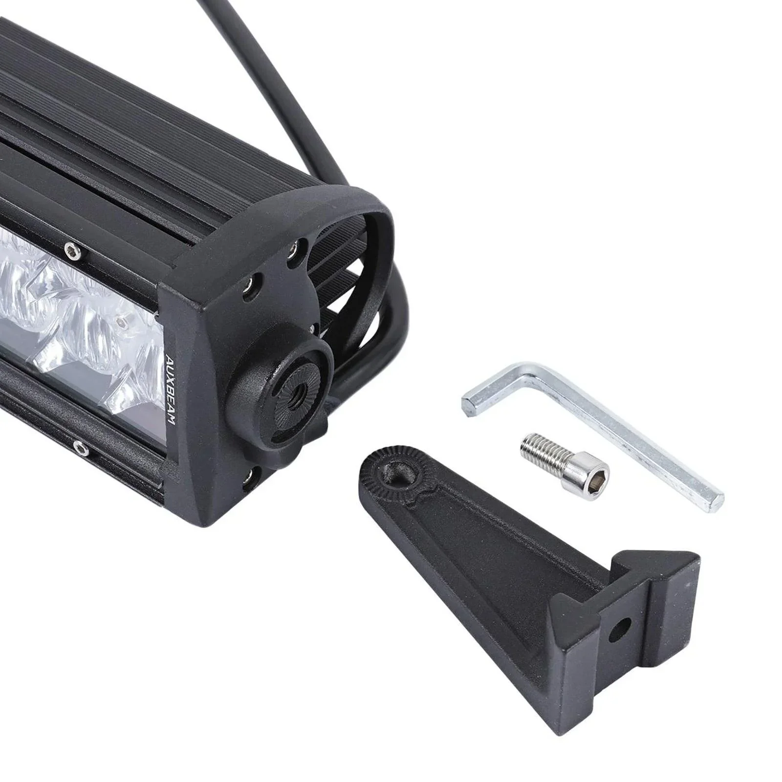 52" 5D-Series Straight LED Light Bar&Windshield Mounting Brackets For Jeep Wrangler JK 2007~2017 - Image 9