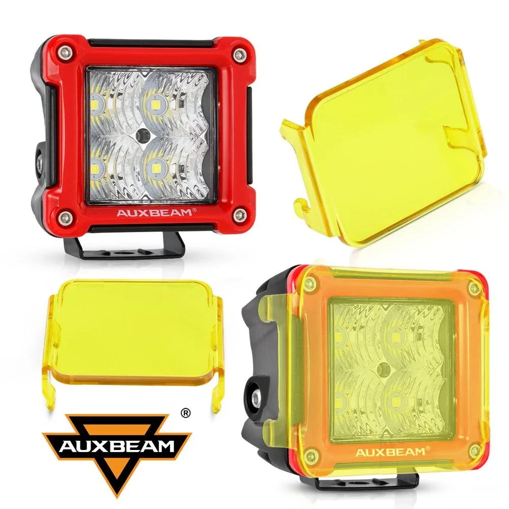 3" 40W LED Pods Light Spot/Flood Multicolor frame with wiring harness for JEEP - Image 29