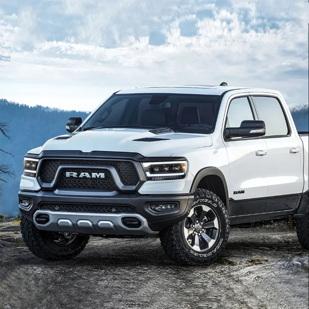 LED Matrix Projector Headlights Assembly Black For 2019-2024 Dodge Ram 1500 5th Gen (DT) - Image 13