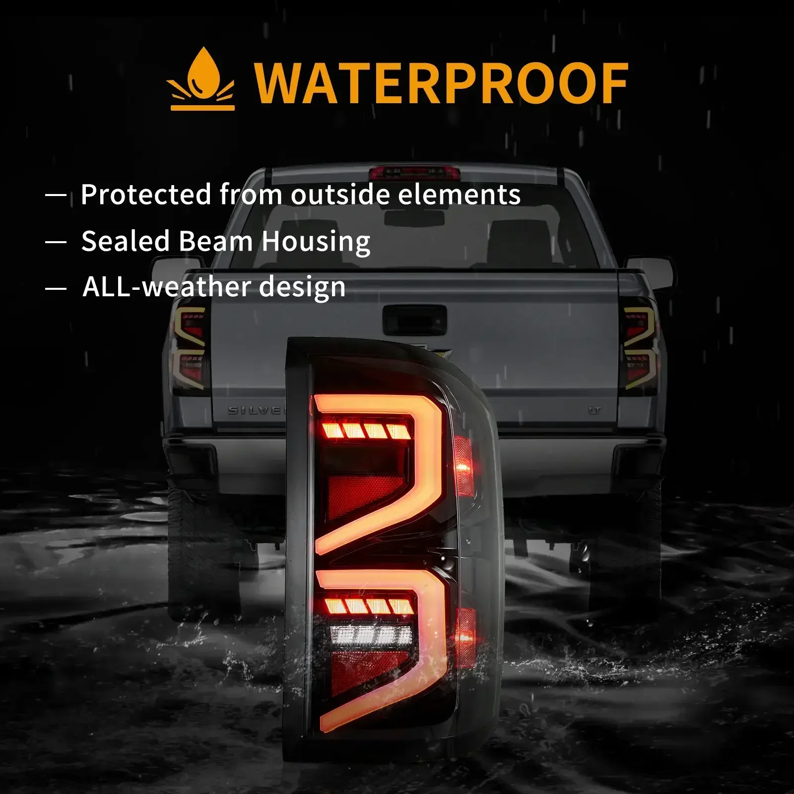 LED Tail Light Assembly With Dynamic Welcome Lighting For 2014-2018 Chevrolet Silverado - Image 10