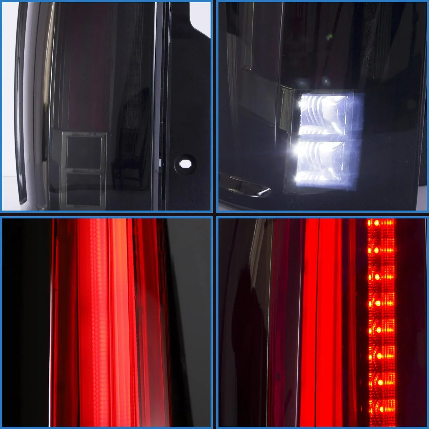 LED Tail Light Assembly With Sequential Turn Signal For 2007-2014 Cadillac Escalade 3th Gen - Image 5
