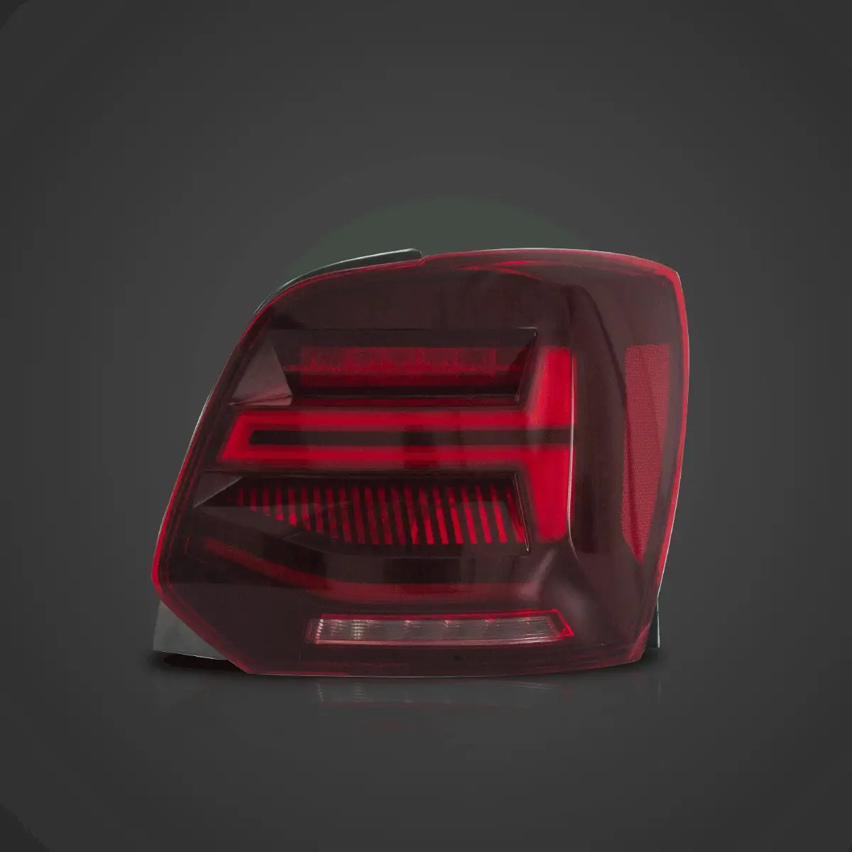 LED Tail Light Assembly With Sequential Turn Signal For 2009-2017 Volkswagen Polo 5th Gen (LWB/SWB) - Image 3