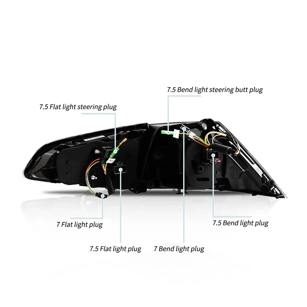 LED Tail Light Assembly With Sequential Turn Signal For 2013-2021 Volkswagen Golf MK7 MK7.5 Hatchback - Image 10