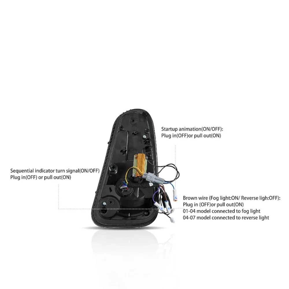 LED Tail Lights Assembly For 2001-2006 BMW Mini R50 R52 R53 - Image 5
