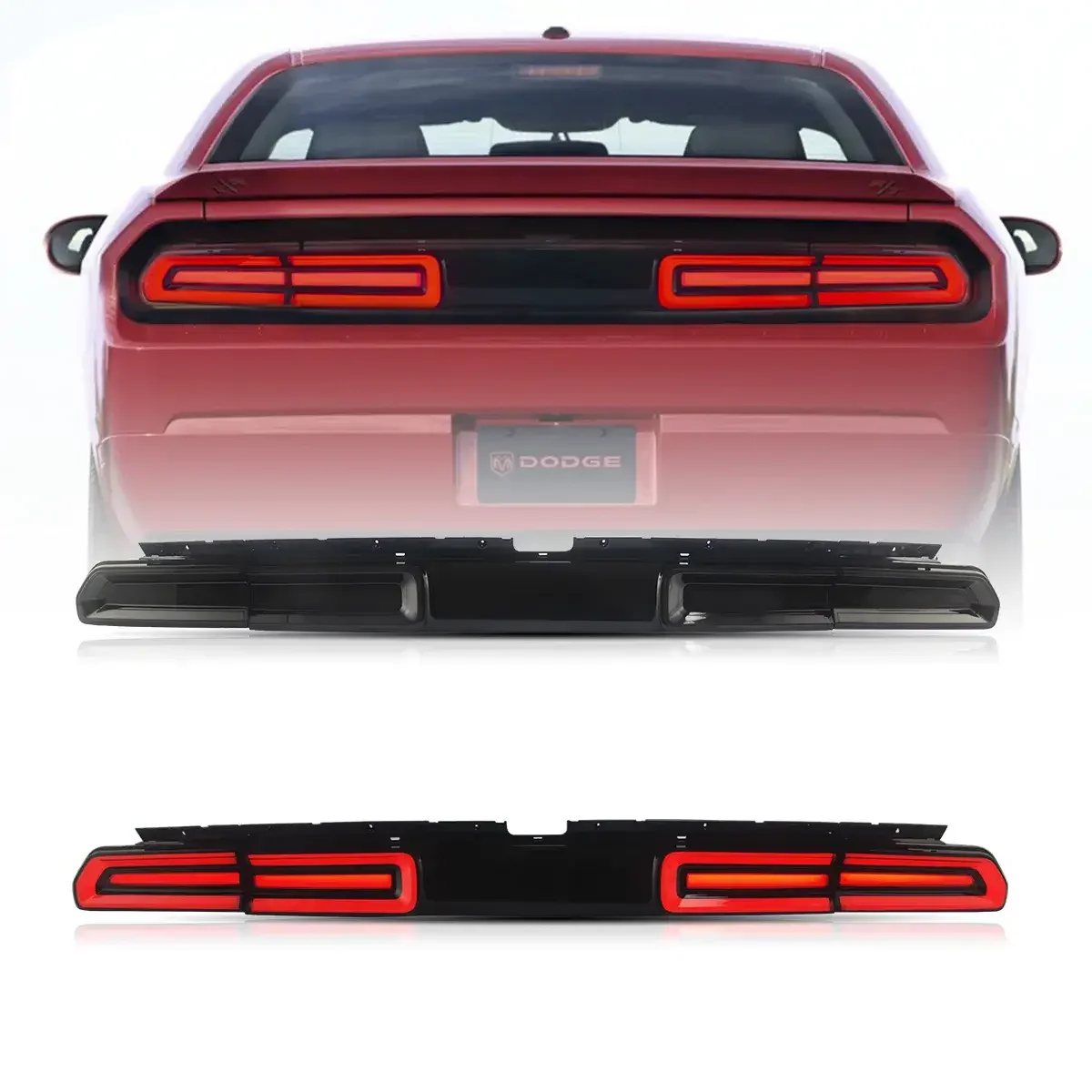 LED Tail Lights Assembly With Sequential Turn Signal For 2008-2014 Dodge Challenger 3th Gen(LC) Pre-Facelift - Image 13