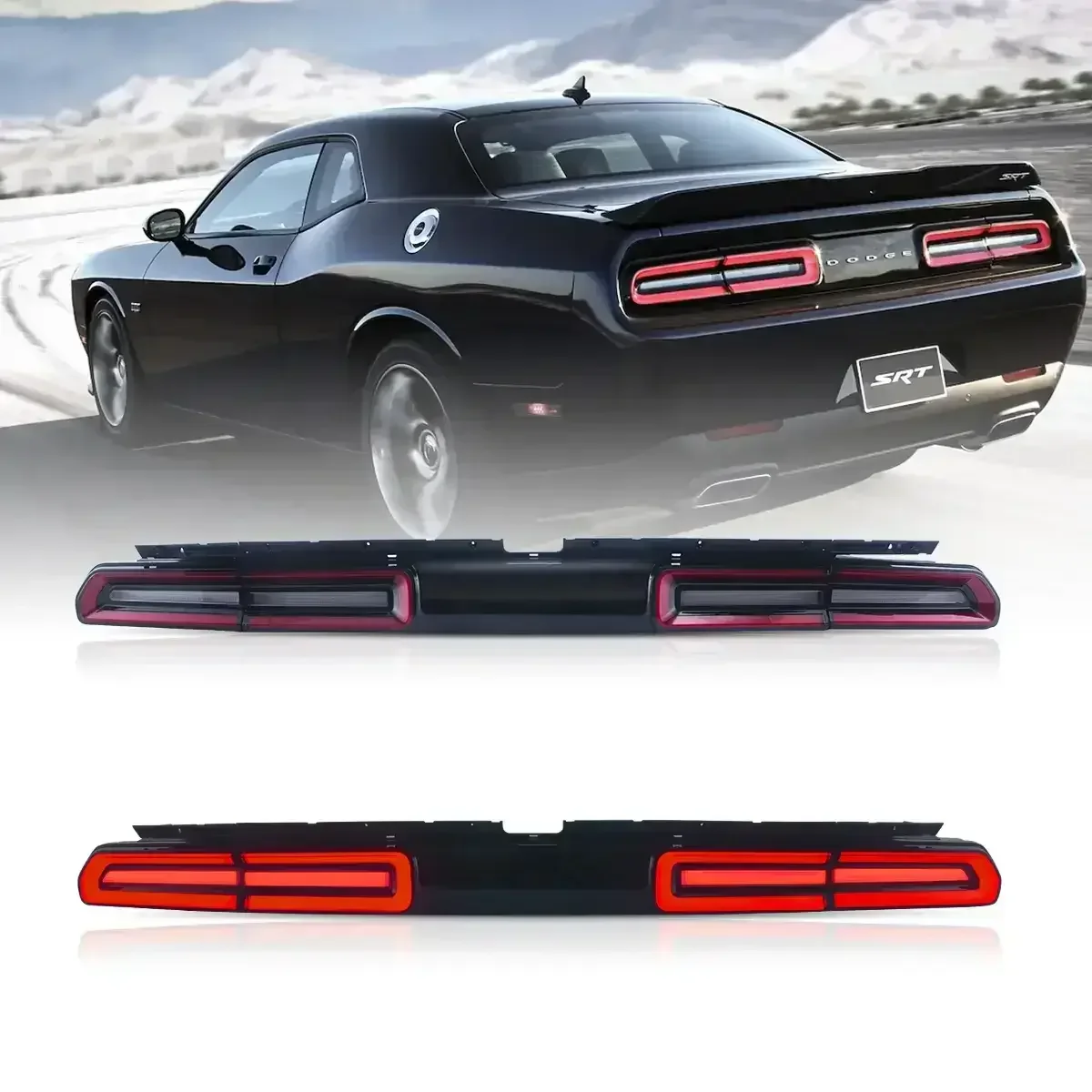 LED Tail Lights Assembly With Sequential Turn Signal For 2008-2014 Dodge Challenger 3th Gen(LC) Pre-Facelift - Image 14
