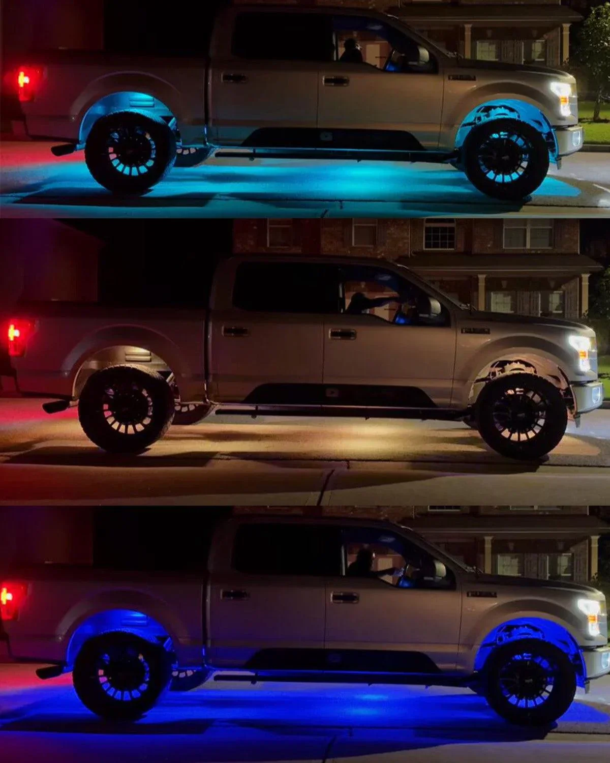 NEW Vibrant Series | 8PCS RGB LED Rock Lights Kit Multicolor Neon Underglow Lights with Bluetooth APP & Remote Control - Image 2
