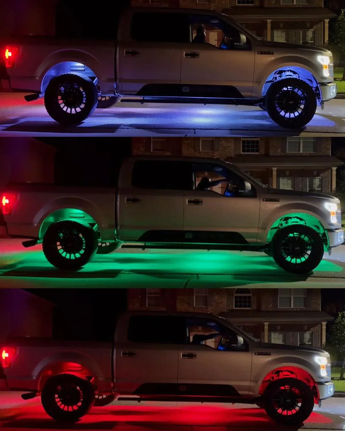 NEW Vibrant Series | 8PCS RGB LED Rock Lights Kit Multicolor Neon Underglow Lights with Bluetooth APP & Remote Control - Image 3