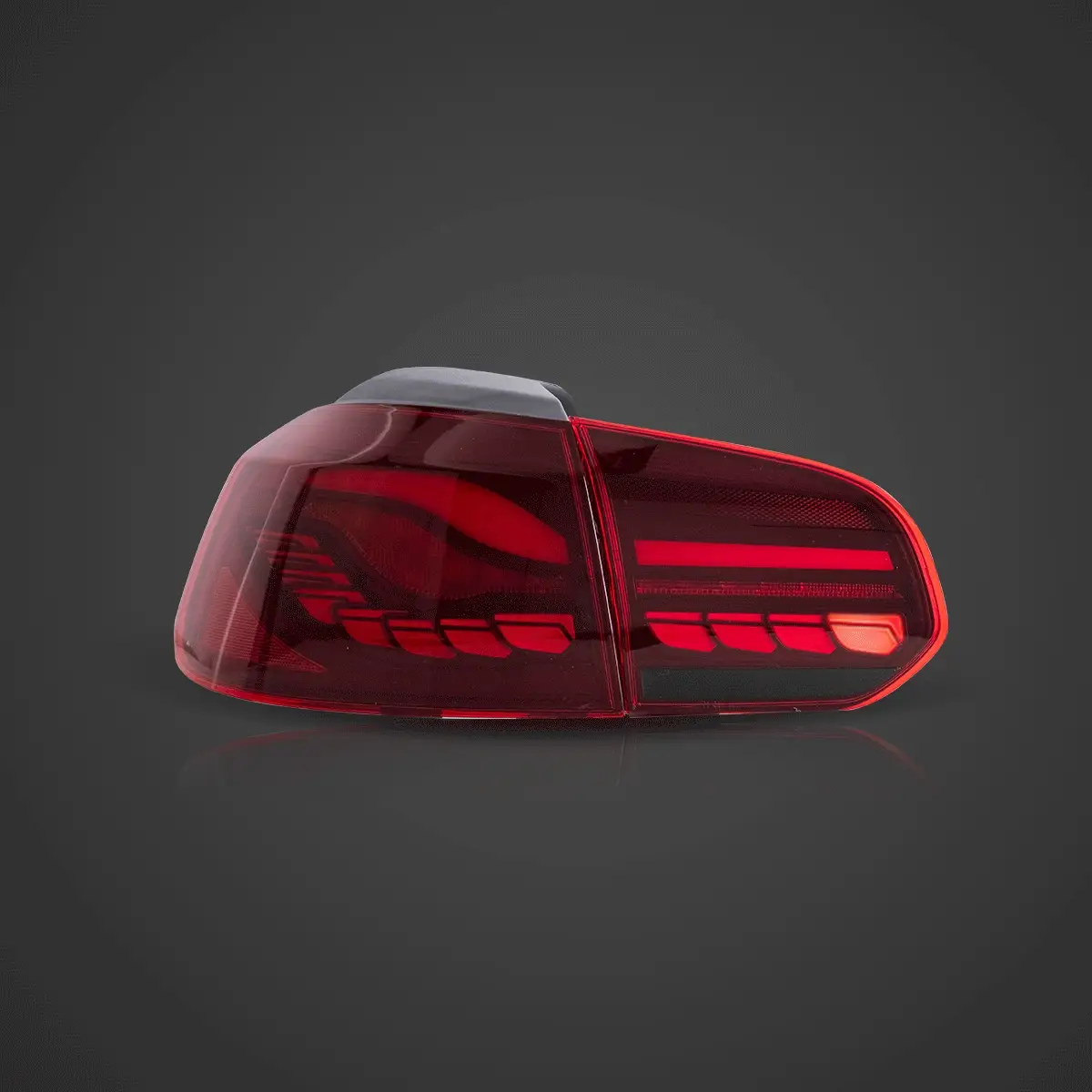 OLED Tail Light Assembly With Dynamic Welcome Lighting (GTS Style）For 2008-2014 Volkswagen Golf 6th Gen Mk6 Hatchback - Image 2
