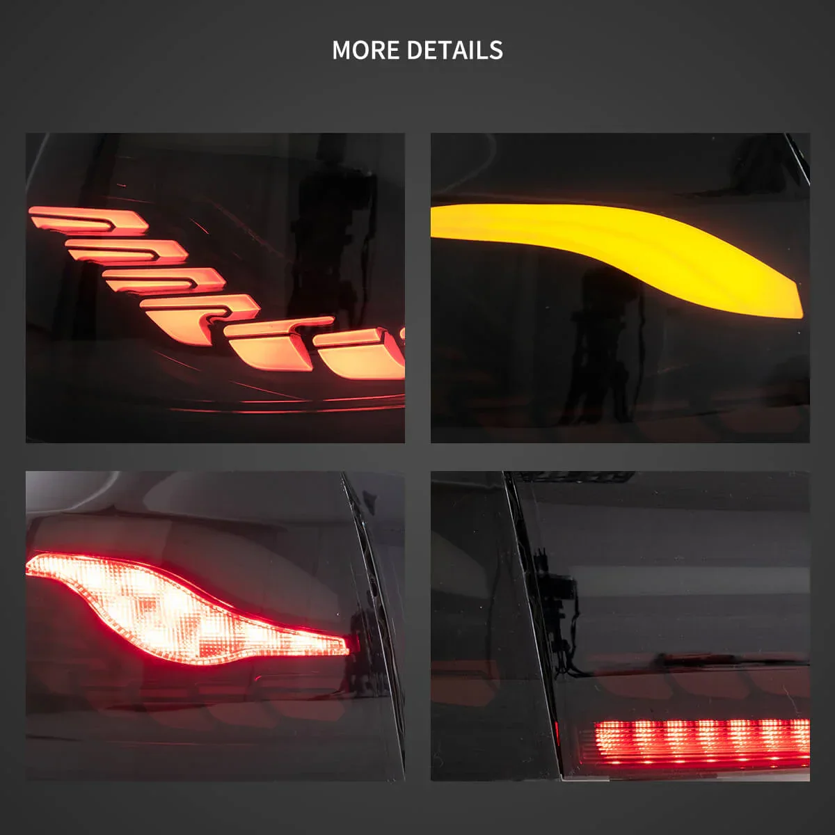 OLED Tail Light Assembly With Dynamic Welcome Lighting (GTS Style）For 2008-2014 Volkswagen Golf 6th Gen Mk6 Hatchback - Image 5