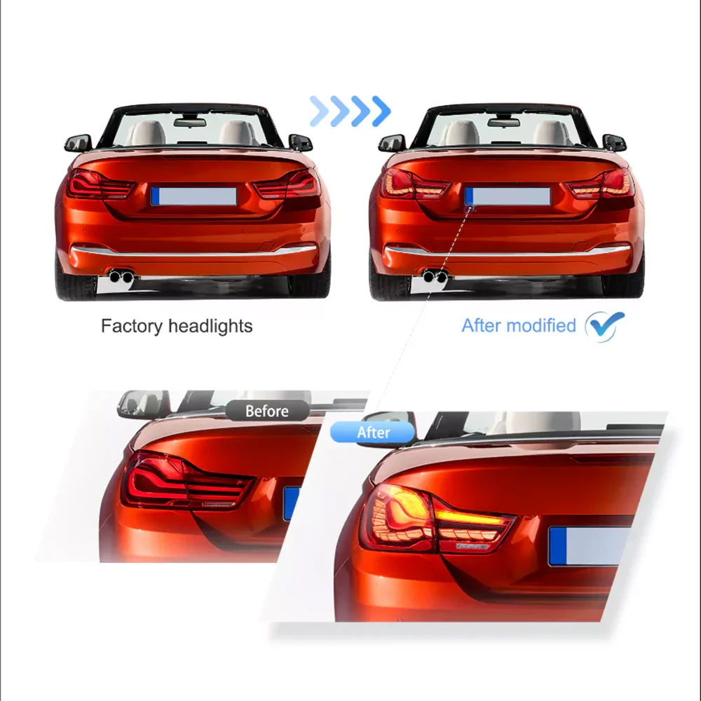 OLED Tail Lights Assembly For 2014-2020 BMW 4 Series/M4 - Image 9